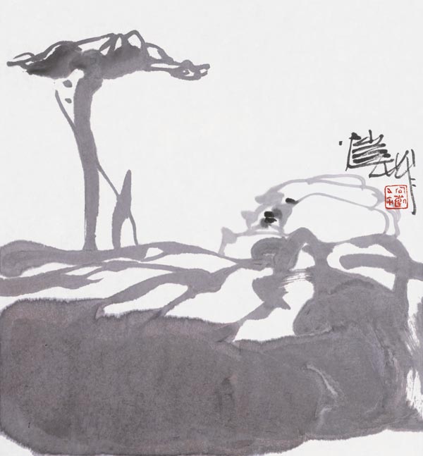 2013《荷趣之二》68cm×68cm.jpg